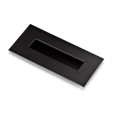 Tirador Embutir Rectangular 3790 Negro Mate