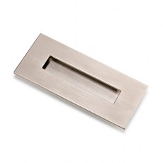 Tirador Embutir Rectangular 3790 Níquel Cepillado