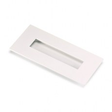 Tirador Embutir Rectangular 3790 Blanco Mate