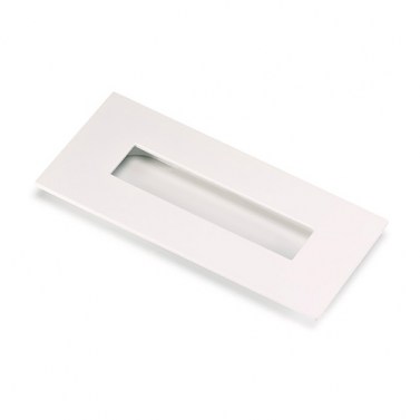 Tirador Embutir Rectangular 3790 Blanco Mate