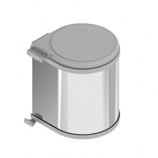 Cubos de basura - Cubo Basura Redondo Inox