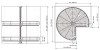 Interior cocina - Bandeja Giratoria 270º Classic Ø700 mm Alto 630 mm
