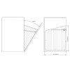 Interior cocina - Tolva Ropa Fija Módulo 40 cm