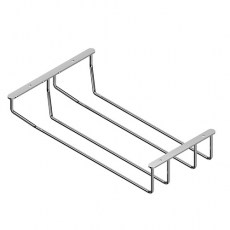 Interior cocina - Soporte Copas Doble Cromo