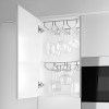 Interior cocina - Soporte Copas Doble Cromo