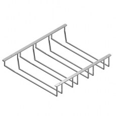 Interior cocina - Soporte Copas 4 Unidades Cromo
