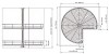 Bandeja Giratoria 270º Classic Ø700 mm Alto 730 mm