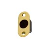 Tirador Dedal Puerta Corredera 3864 Ovalado Dorado Satinado