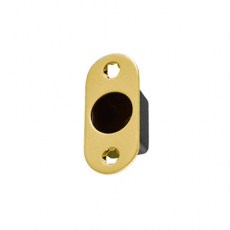 Tirador Dedal Puerta Corredera 3864 Ovalado Dorado Satinado