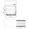 Interior cocina - Módulo Despensero Extracción Total Classic M40 Cromo