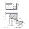 Interior cocina - Bastidor Extraíble Articulado Classic Izquierda M40-45