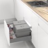 Cubos de basura - Cubo Basura Ecológico 14 Litros Gris