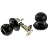 Pomo Bola Llave Fijo/Paso Negro