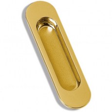 Tirador Embutir Placa 3921 Dorado Brillo