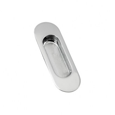 Tirador Embutir Placa 3922 Cromo Brillo
