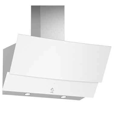 Campanas extractoras - BALAY Campana Inclinada 3BC585GB 80CM Cristal Blanco