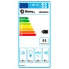 Campanas extractoras - BALAY Campana Inclinada 3BC585GN 80CM Cristal Negro