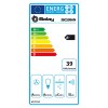 Campanas extractoras - BALAY Campana Inclinada 3BC599AN 90 cm Cristal Negro