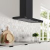 Campanas extractoras - BALAY Campana Decorativa 3BC895MM 90 cm Negro
