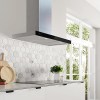 Campanas extractoras - BALAY Campana Decorativa 3BC897GX 90 cm Inox Negro