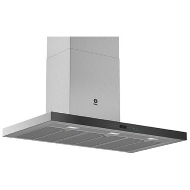 Campanas extractoras - BALAY Campana Decorativa 3BC998HNC 90CM Inox Negro