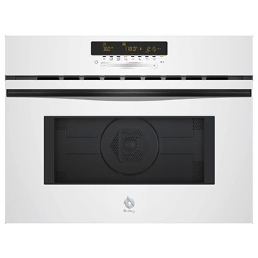 Hornos - BALAY Horno Multifunción con Microondas 3CW5179B3 Cristal Blanco