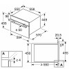 Hornos - BALAY Horno Multifunción con Microondas 3CW5179B3 Cristal Blanco