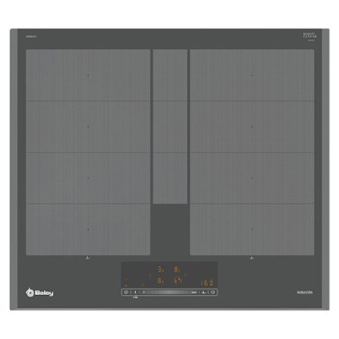 Placas de inducción - BALAY Encimera Flex Inducción 3EB960AH 4 Zonas Cristal Antracita