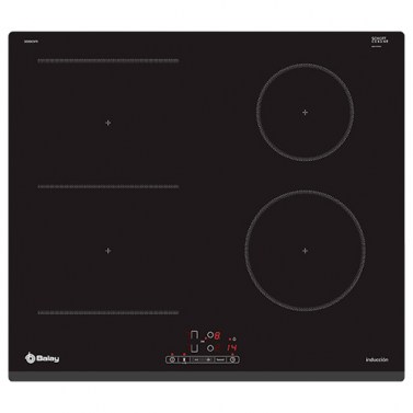Placas de inducción - BALAY Encimera Flex Inducción 3EB963FR 2 Zonas Negro