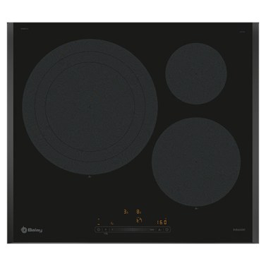 Placas de inducción - BALAY Encimera Inducción 3EB967LH 3 Zonas Negro