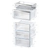 Frigoríficos - BALAY Frigorífico 3KFC869BI 2 Puertas Cristal Blanco