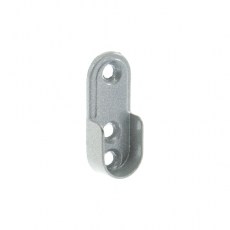 Interior armario - Soporte Lateral Oval Cromo Mate