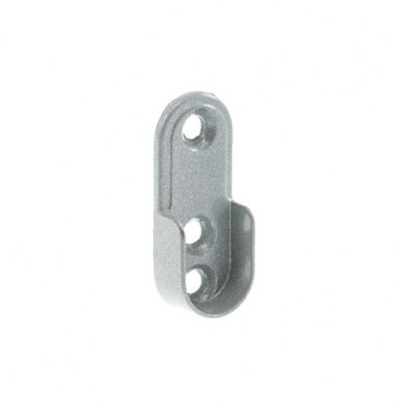 Interior armario - Soporte Lateral Oval Cromo Mate