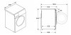 Lavadoras - BALAY Lavadora con AutoDosificación 3TS3104BH Carga Frontal 10 Kg Blanco