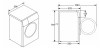Lavadoras - BALAY Lavadora 3TS382B Carga Frontal 8 Kg Blanco