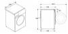 Lavadoras - BALAY Lavadora Secadora 3TW9105BD Carga Frontal 10,5 kg / 6 kg Blanco