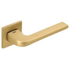 Manivelas con roseta - Juego Manivelas con Roseta Cuadrada 4007 5SQ Dorado Satinado