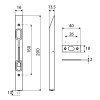 Pasador Palanca 401 200 mm Cromo Mate