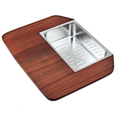 Accesorios y complementos - TEKA Kit Tabla de Madera + Colador Inox Cubeta 34.40