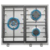 TEKA Encimera Gas Butano EX 60.1 3G AI AL DR CI 3 Fuegos Inox