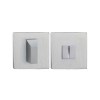 Condenas - Descondenas - Condena Descondena con Roseta Cuadrada 4040 5SQ Cromo Satinado