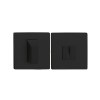 Condena Descondena con Roseta Cuadrada 4040 5SQ Negro