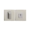 Condenas - Descondenas - Condena Descondena con Roseta Cuadrada 4040 5SQ Níquel Mate