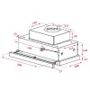 Campanas extractoras - TEKA Campana CNL 6610 S Inox