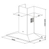 TEKA Campana TIKAL DSS 985 90CM Inox