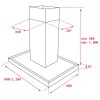 Campanas extractoras - TEKA Campana DH2 985 Isla Inox