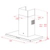 Campanas extractoras - TEKA Campana Decorativa DSJ 650 60CM Inox