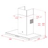 Campanas extractoras - TEKA Campana Decorativa DSJ 950 90CM Inox