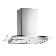 Campanas extractoras - TEKA Campana Ala de Cristal DG3 Isla 985 Inox