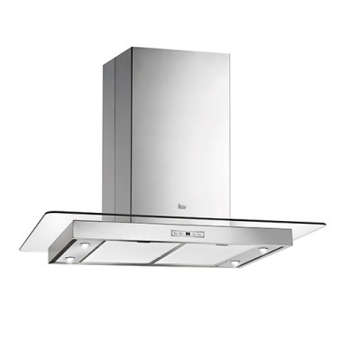 Campanas extractoras - TEKA Campana Ala de Cristal DG3 Isla 985 Inox